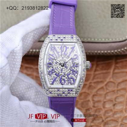 ABF法穆兰Franck·Muller V32 系列，女士腕表，硅胶表带，石英机芯，密底